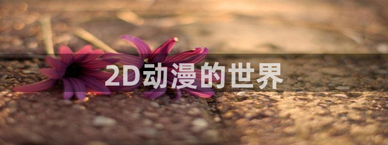 age动漫樱花：2D动漫的世界